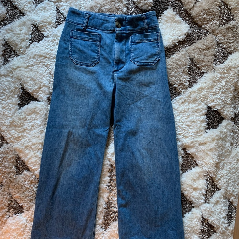 Pilcro “The Skipper” cropped denim